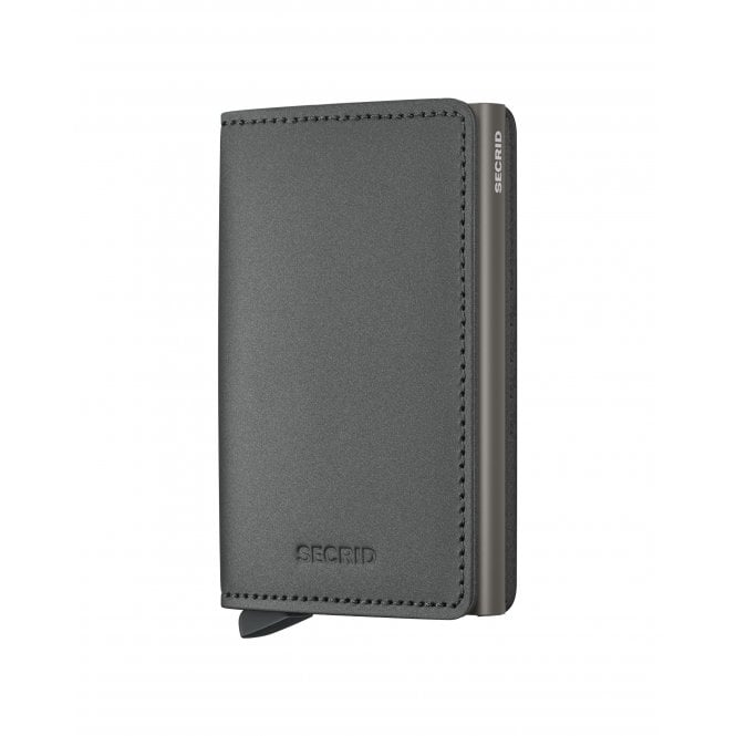 Secrid  Slimwallet Matte Satin Steel 68 x 102 x 16mm