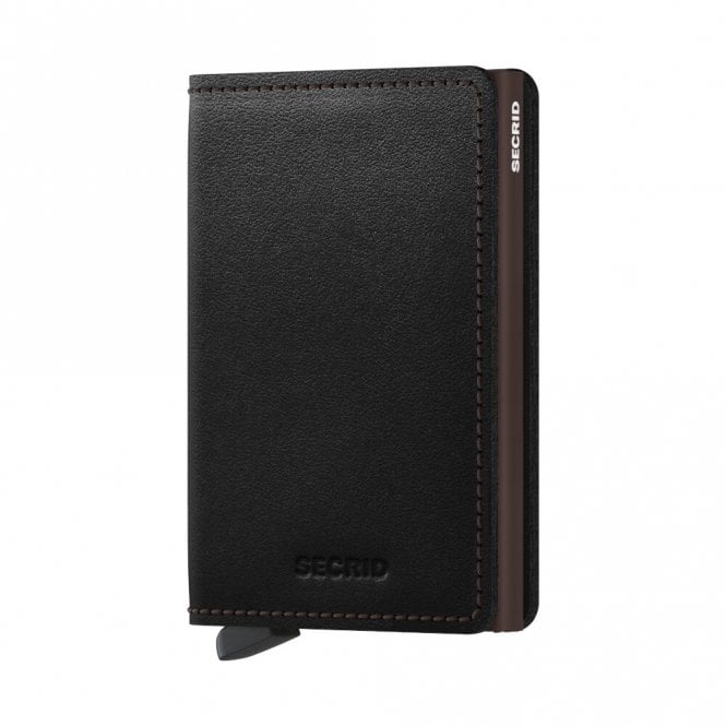 Secrid  Slimwallet Original Black-Brown 68 x 102 x 16mm 