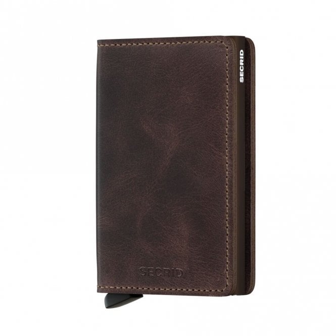 Secrid  Slimwallet Vintage Chocolate 68 x 102 x 16mm 