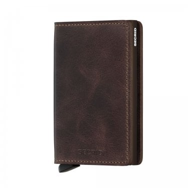 Secrid Slimwallet Vintage Chocolate 68 x 102 x 16mm 