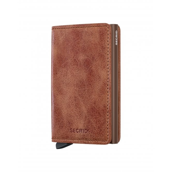Secrid  Slimwallet Vintage Cognac-Brown 68 x 102 x 16mm 