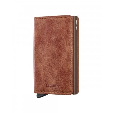 Secrid Slimwallet Vintage Cognac-Brown 68 x 102 x 16mm 