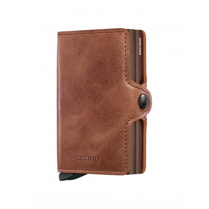 Secrid  Twinwallet Vintage Cognac-Brown 70 x 102 x 25mm