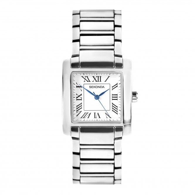 Sekonda  Gents Montreal White Dial Stainless Steel Watch