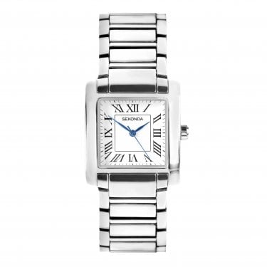 Sekonda Gents Montreal White Dial Stainless Steel Watch