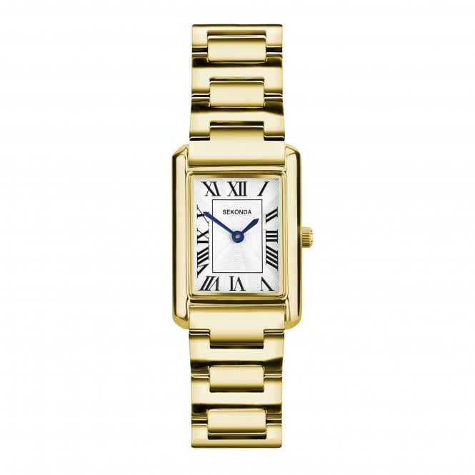 Sekonda  Ladies Colette White Dial Gold Tone Stainless Steel Watch