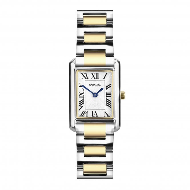 Sekonda  Ladies Colette White Dial Two Tone Stainless Steel Watch