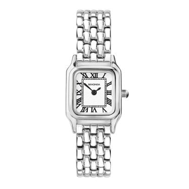 Sekonda Ladies Monica White Dial Silver Stainless Steel Watch