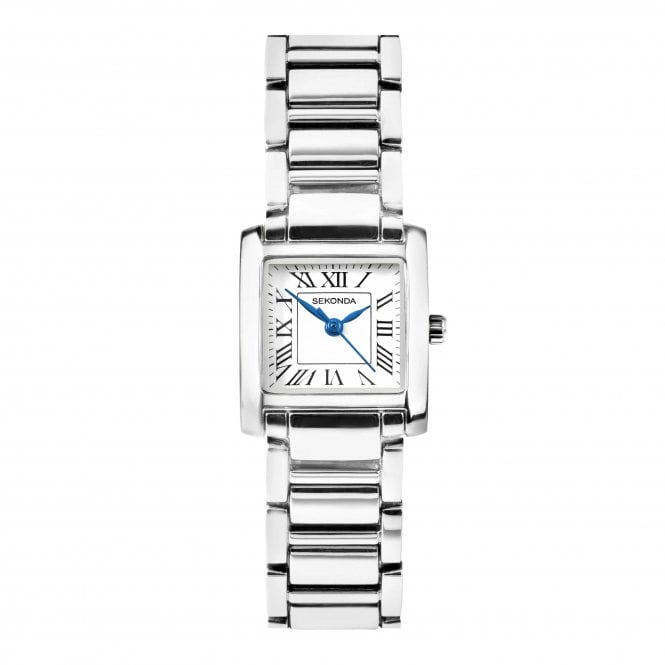 Sekonda  Ladies Montreal White Dial Stainless Steel Watch