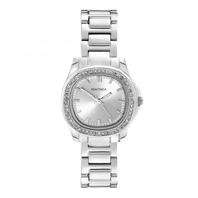 Sekonda  Ladies Octaire Silver Dial Stainless Steel Watch
