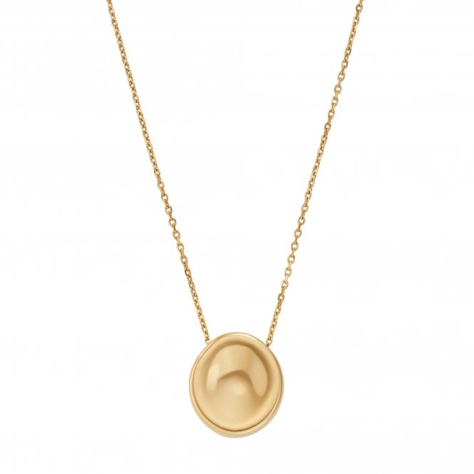 Skagen Jewellery Skagen Kariana Anja Pebble Gold Tone Stainless Steel Necklace 40cm + 5cm
