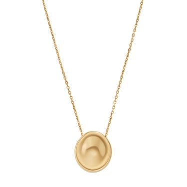 Skagen Kariana Anja Pebble Gold Tone Stainless Steel Necklace 40cm + 5cm
