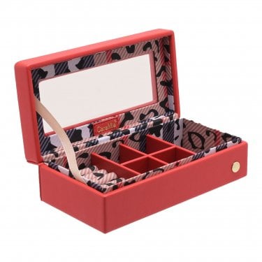 Sophia CaraMia Catwalk Red Jewellery Box 6.5 x 21 x 11cm