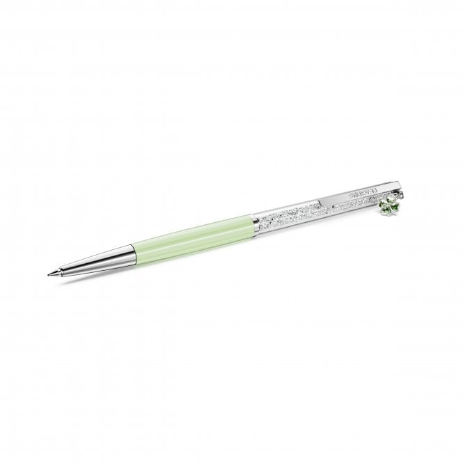 Swarovski Accessories Swarovski Crystalline Green Clover Green Lacquered Ballpoint Pen