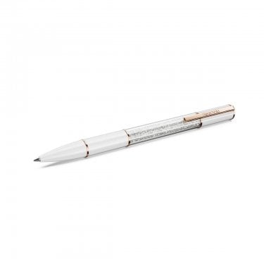 Swarovski Crystalline Lustre White & Rose Gold Ballpoint Pen 