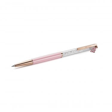 Swarovski Crystalline Pink Teddy Pink Lacquered Ballpoint Pen 