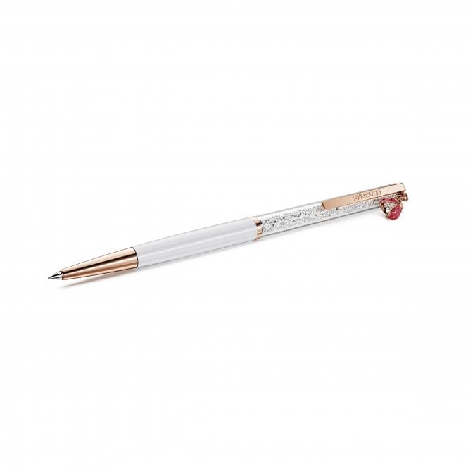 Swarovski Accessories Swarovski Crystalline Red Ladybug White Lacquered Ballpoint Pen