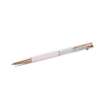 Swarovski Crystalline Silk Pink Lacquered Infinity Ballpoint Pen 