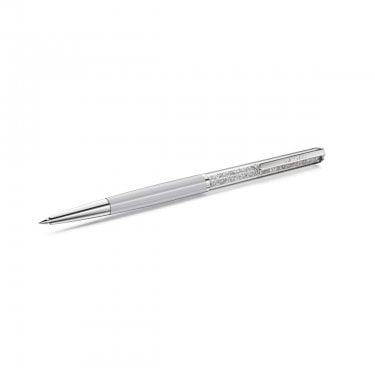 Swarovski Crystalline Silk White & Chrome Ballpoint Pen  