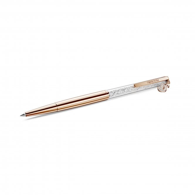 Swarovski Accessories Swarovski Crystalline Swan Rose Gold Tone Ballpoint Pen