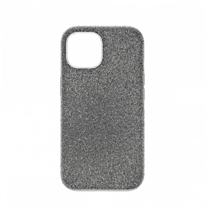 Swarovski Accessories Swarovski High Smartphone Case iPhone 15 Silver Tone 15.3 x 7.8 x 1.3cm
