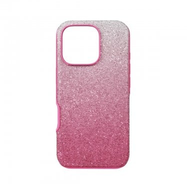 Swarovski High Smartphone Case iPhone 16 Pro Pink Gradient 15.5 x 7.7 x 1.4cm