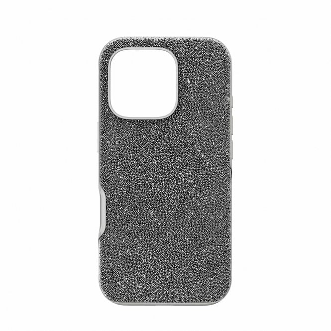 Swarovski Accessories Swarovski High Smartphone Case iPhone 16 Pro Silver Tone 15.5 x 7.7 x 1.4cm