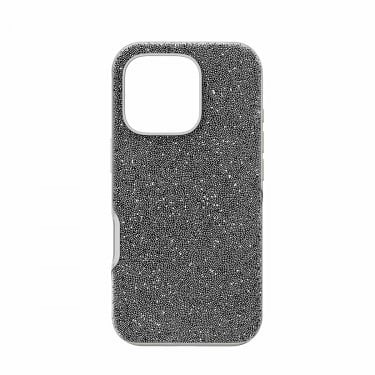 Swarovski High Smartphone Case iPhone 16 Pro Silver Tone 15.5 x 7.7 x 1.4cm