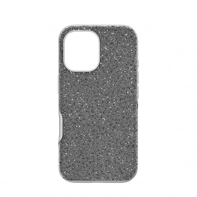 Swarovski Accessories Swarovski High Smartphone Case iPhone 16 Silver Tone 15.3 x 7.8 x 1.3cm