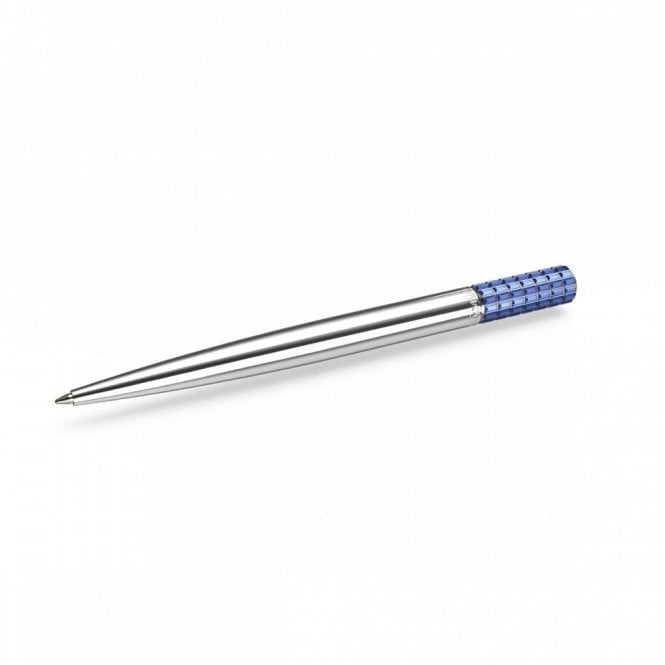 Swarovski Accessories Swarovski Lucent Blue Crystal Silver Chrome Ballpoint Pen