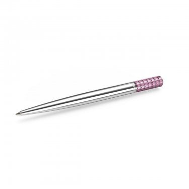 Swarovski Lucent Pink Crystal Silver Chrome Ballpoint Pen