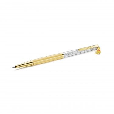 Swarovski Winnie The Pooh Crystalline Yellow Lacquered Gold Tone Ballpoint Pen