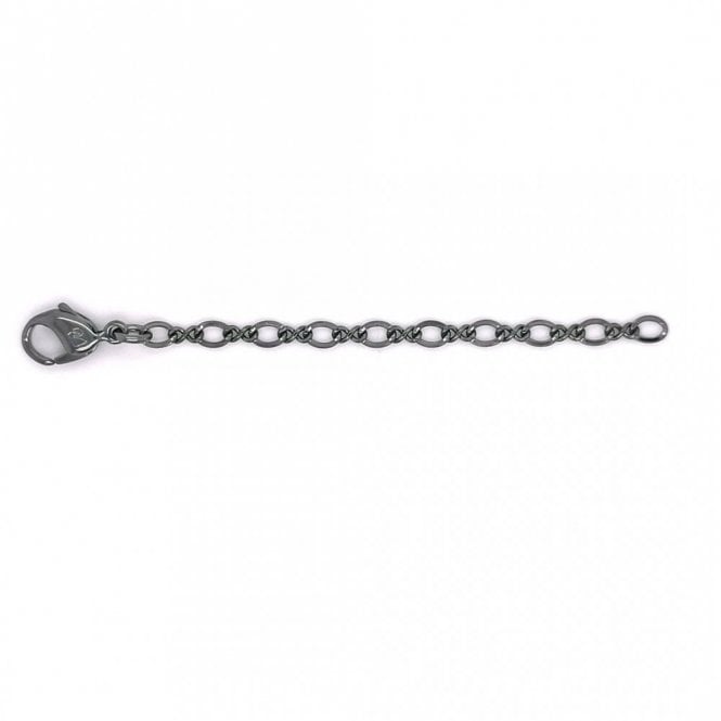 Swarovski Black Rhodium Tone Twisted Link Extender Chain 1097188   Length: 75mm Width: 3mm