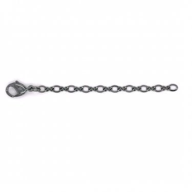 Swarovski Black Rhodium Tone Twisted Link Extender Chain 1097188   Length: 75mm Width: 3mm