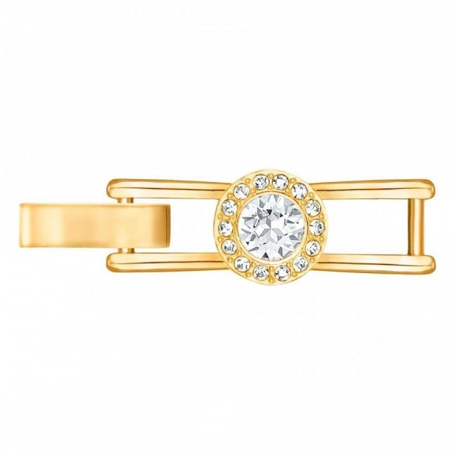 Swarovski Extenders Swarovski Una Angelic Round Cut Pavé Yellow Gold Tone Necklace / Bracelet Extender 2.2 x 0.8cm
