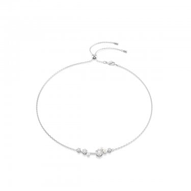 Swarovski Constella Crystal & Pearl Necklace 0.9 x 4.4cm, 38-48cm