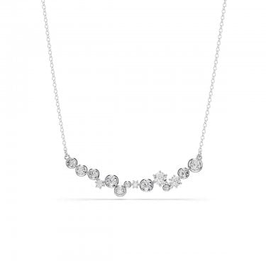Swarovski Constella Mixed Cuts Crystal Necklace 1 x 5.8cm, 38 - 48cm