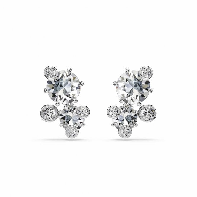 Swarovski Jewellery Swarovski Constella Round Cut Scattered Design Stud Earrings 1.8 x 1.2cm