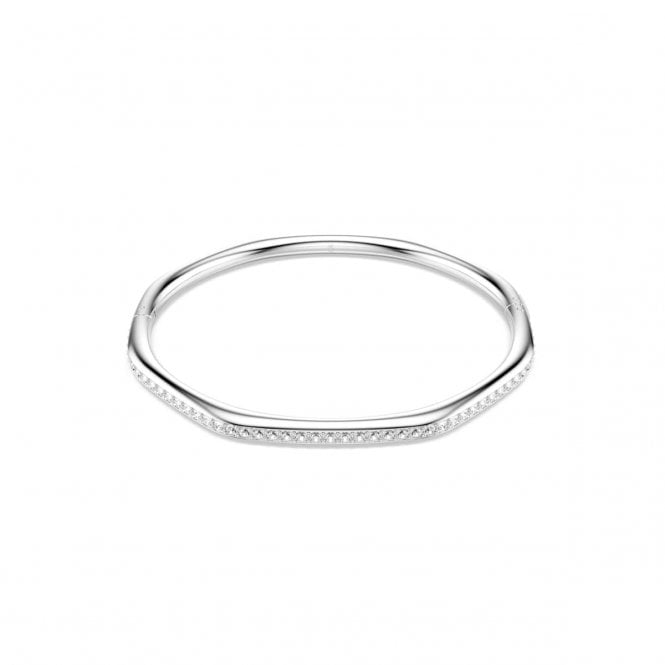 Swarovski Jewellery Swarovski Dextera Round Cut Octagon Bangle 0.4 x 6.4cm, 17cm