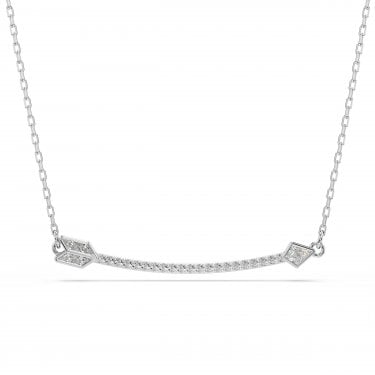 Swarovski Idyllia Mixed Cuts Arrow Necklace 0.5 x 4.1cm, 38-45cm  