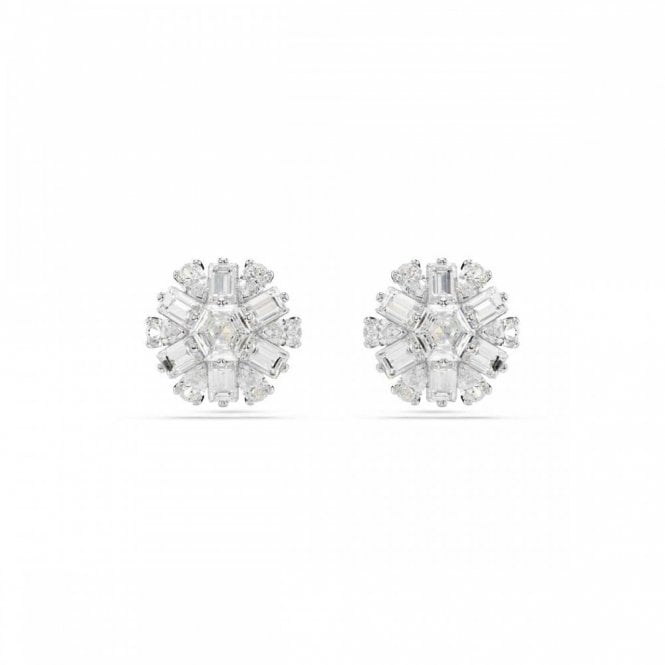 Swarovski Jewellery Swarovski Idyllia Mixed Cuts Snowflake Stud Earrings 1.1 x 1.1cm