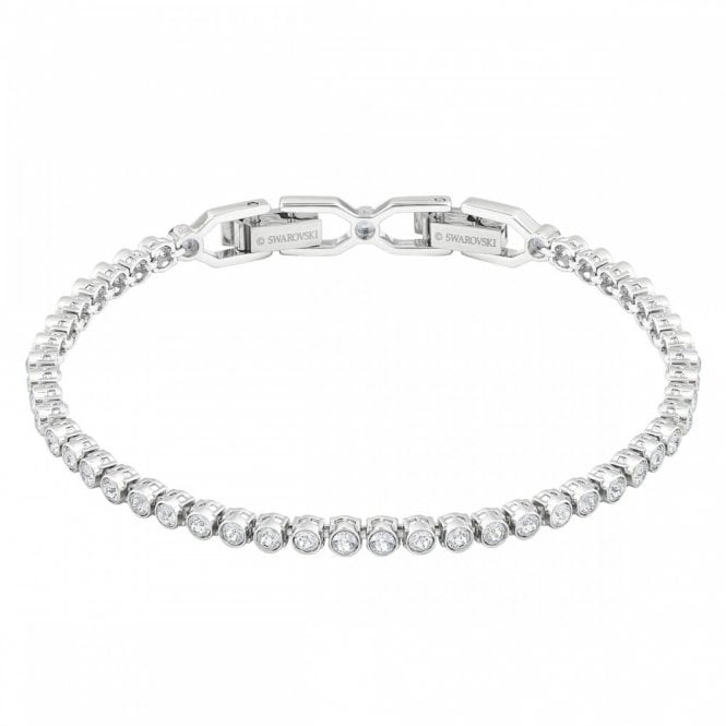 Swarovski Jewellery Swarovski Imber Emily Round Cut Crystal Tennis Bracelet 0.6cm, 18-19cm