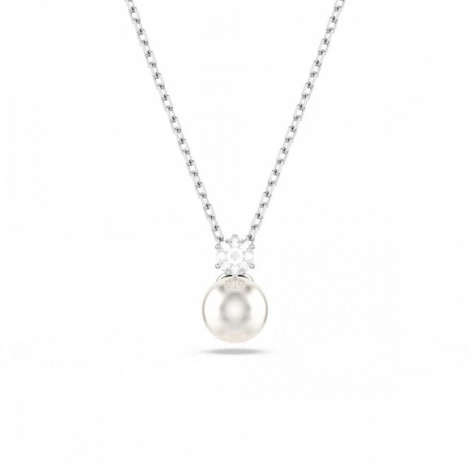 Swarovski Jewellery Swarovski Matrix Crystal & Pearl Necklace 1.3 x 0.8cm, 38-45cm