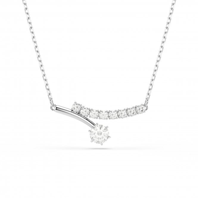 Swarovski Jewellery Swarovski Matrix Round Cut Crystal Necklace 2.8cm, 38-45cm