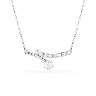 Swarovski Matrix Round Cut Crystal Necklace 2.8cm, 38-45cm