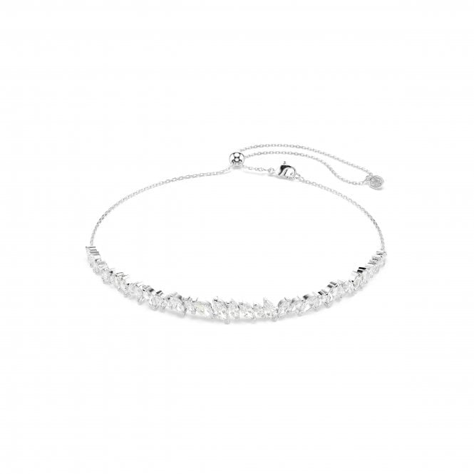 Swarovski Jewellery Swarovski Mesmera Marquise Cut Crystal Adjustable Choker Necklace 1cm, 30-44cm