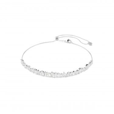 Swarovski Mesmera Marquise Cut Crystal Adjustable Choker Necklace 1cm, 30-44cm