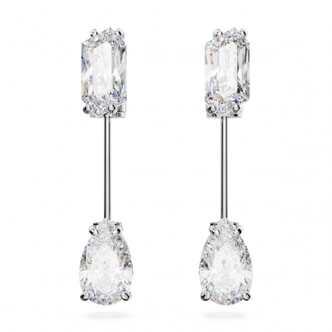 Swarovski Jewellery Swarovski Mesmera Mixed Cuts Bar Earrings 0.8 x 0.5cm