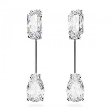 Swarovski Mesmera Mixed Cuts Bar Earrings 0.8 x 0.5cm