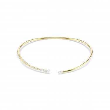 Swarovski Mesmera Mixed Cuts Crystal Gold Tone Choker Necklace 11.5 x 11cm, 1.3cm, 34.5cm